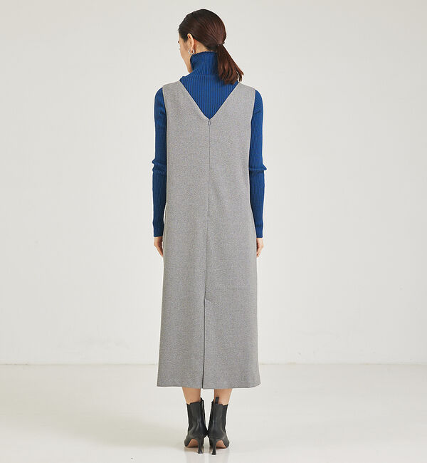 qualite「ツイーディジャンパーワンピース」|ワンピース|