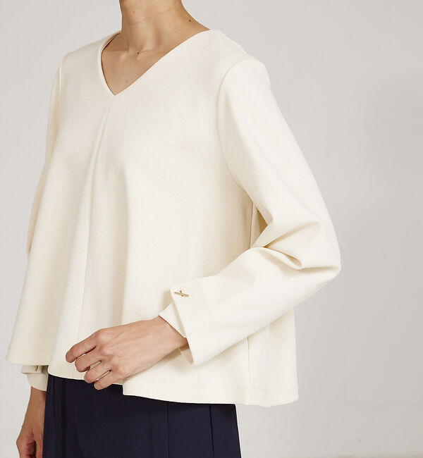 qualite「タックスリーブプルオーバー」|Tシャツ・カットソー|