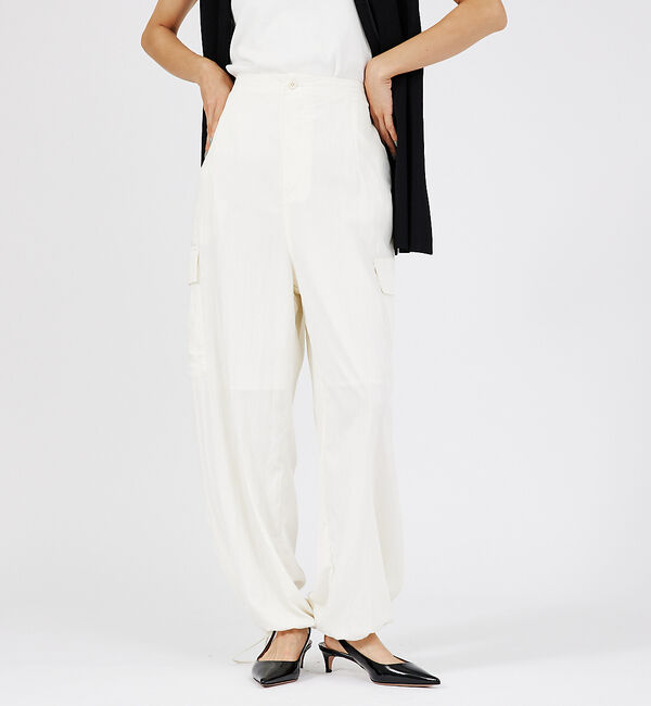 qualite「パラシュートパンツ」|その他|アイボリー