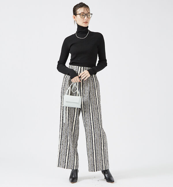 qualite「【日本製/2024AW】シームレスタートルニット」|ニット・セーター|