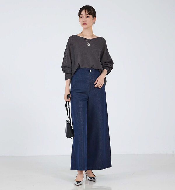 qualite「【大人気アイテム入荷】camifineニットプルオーバー」|ニット・セーター|