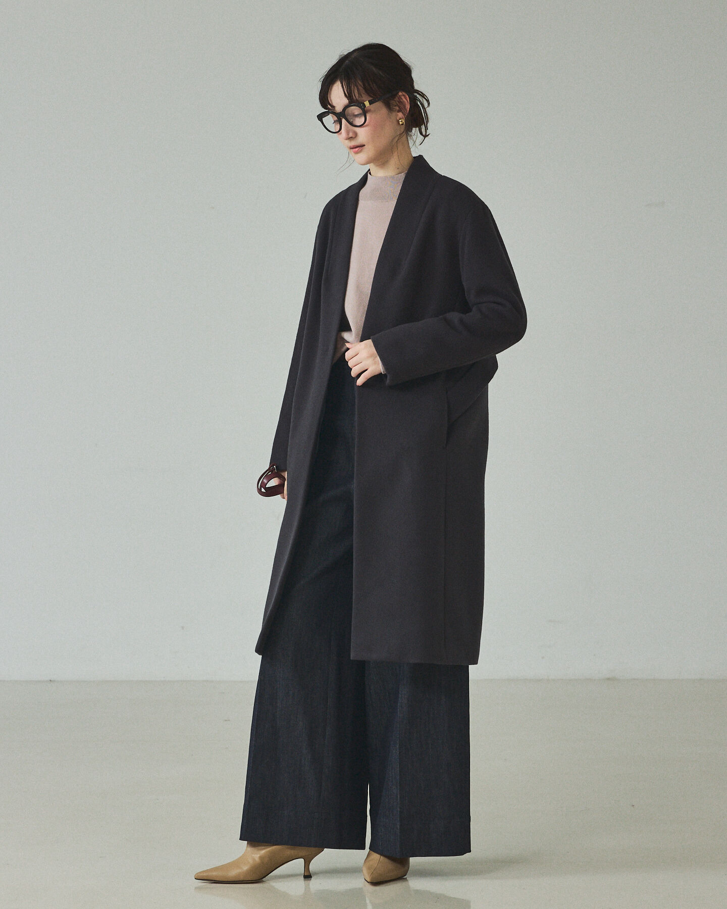 qualite「ショートビーバーコート」|その他|