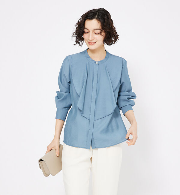 qualite「レイヤードラッフルブラウス」|シャツ・ブラウス|