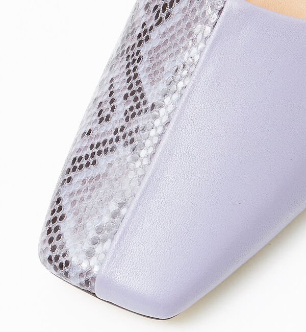 AU BANNISTER「スクエアトゥミドルヒールパンプス」|パンプス|