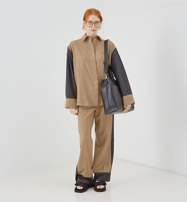 LOWELL things「Twiste/ダブルポケット2WAYトート L」|トートバッグ|