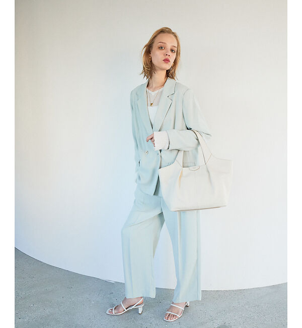 LOWELL things「Fiore/ソフトレザーオープントート」|トートバッグ|