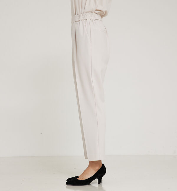 abahouse mavie「【エニデイカセット】タックテーパードパンツ」|スラックス|