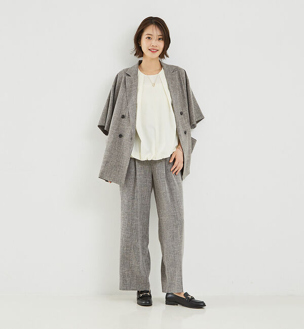 abahouse mavie「ノースリバルーンブラウス」|シャツ・ブラウス|