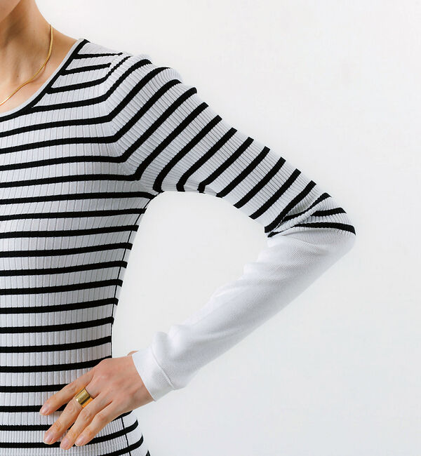 The Store by C' 「【MARIA McMANUS】クロップド リブ クループルオーバー」|Tシャツ・カットソー|