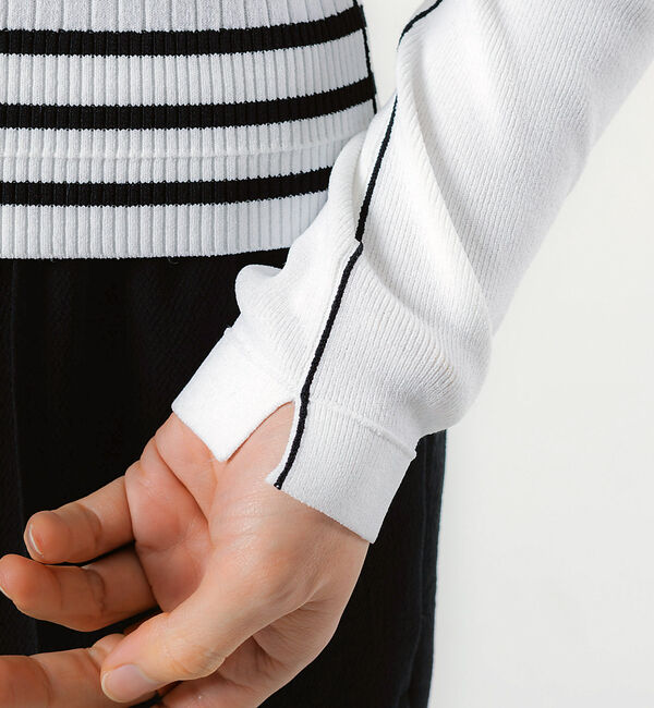 The Store by C' 「【MARIA McMANUS】クロップド リブ クループルオーバー」|Tシャツ・カットソー|