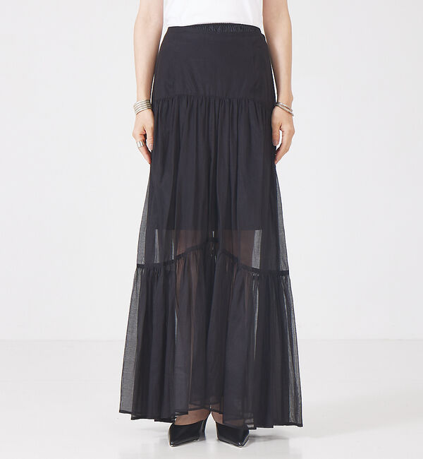 The Store by C' 「【COCUCA】シアーギャザースカート」|スカート|