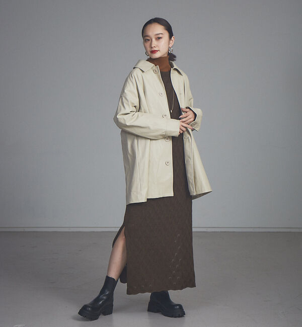 NOMINE「【展開店舗限定】バックフリルカバーオール」|ブルゾン・スタジャン|