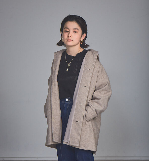 NOMINE「【展開店舗限定】バックフリルカバーオール」|ブルゾン・スタジャン|