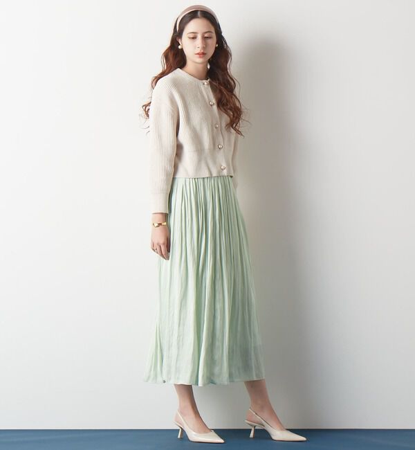TIARA「《定番》ヴィンテージサテンギャザースカート」|スカート|
