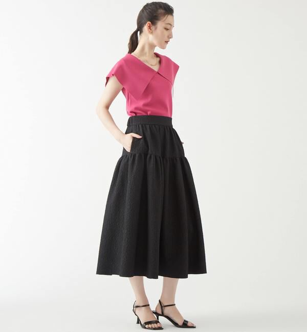 TIARA「ビッグカラーニット」|ニット・セーター|