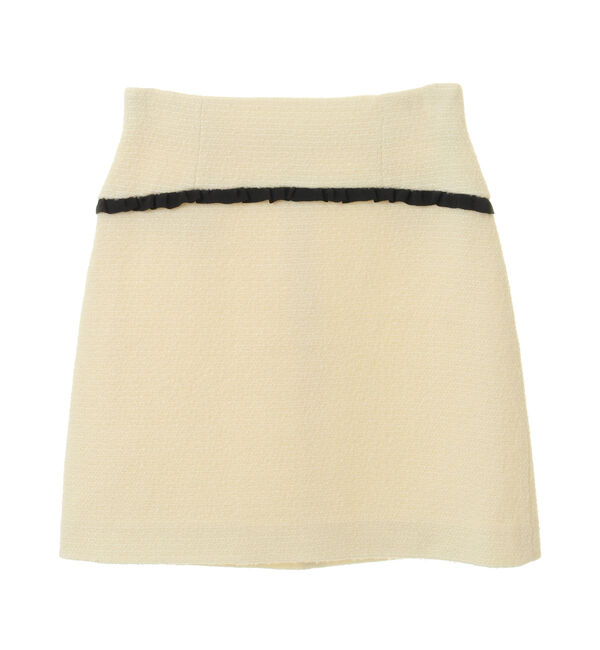 TIARA「フリルトリミングミニスカート」|スカート|