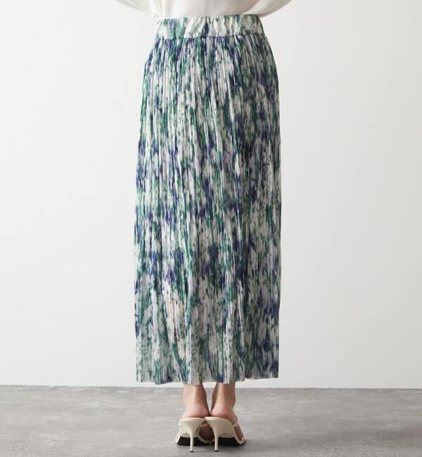 Liesse「ほぐし柄プリーツスカート」|スカート|