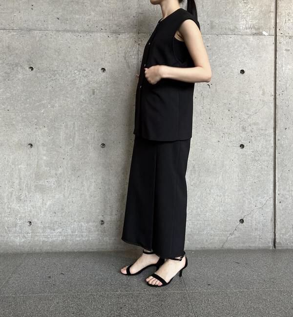 Liesse「ラップ風フリンジタイトスカート（セットアップ対応）」|スカート|