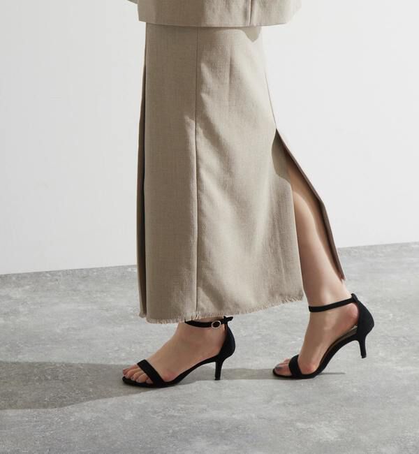 Liesse「ラップ風フリンジタイトスカート（セットアップ対応）」|スカート|