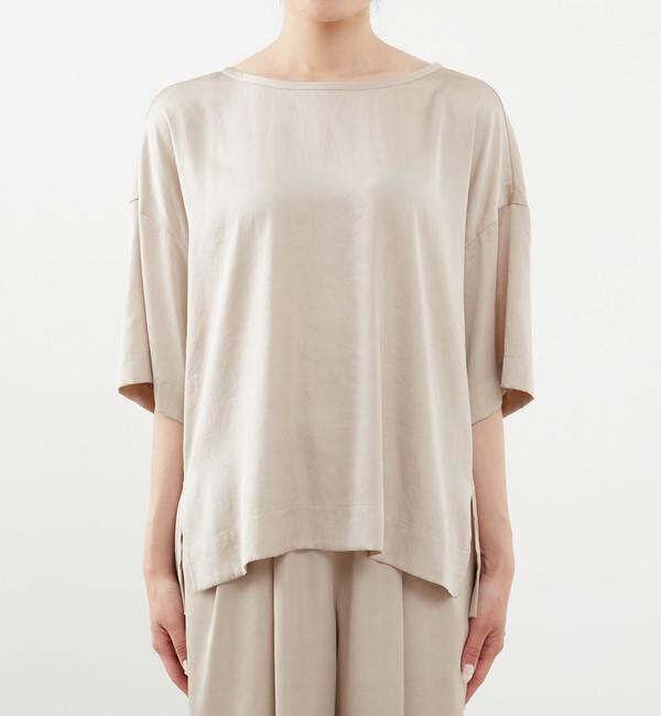 Liesse「サテンTブラウス（セットアップ対応）」|シャツ・ブラウス|