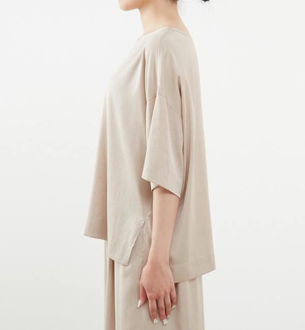 Liesse「サテンTブラウス（セットアップ対応）」|シャツ・ブラウス|