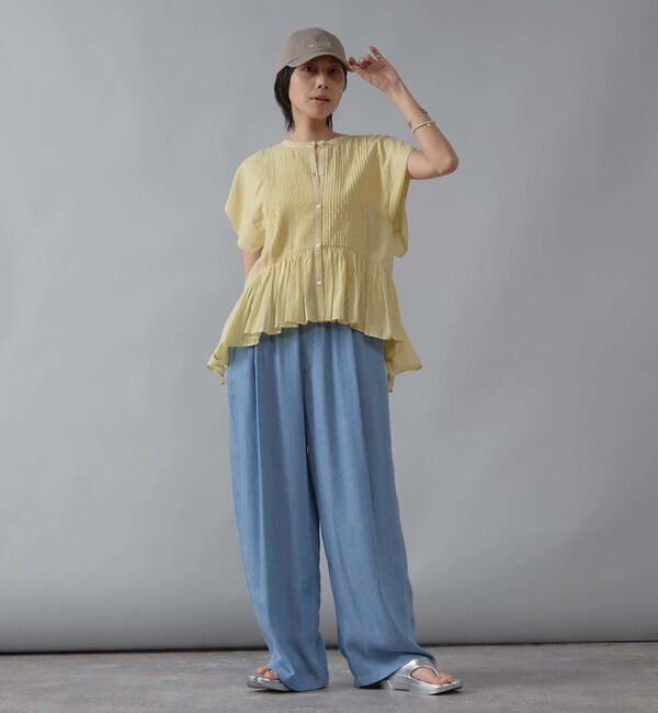 Liesse「イージータックデニムパンツ」|デニム|