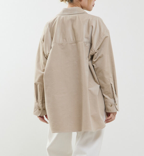 SOFFITTO「【A_/エース】コーデュロイオーバーシャツ」|シャツ・ブラウス|