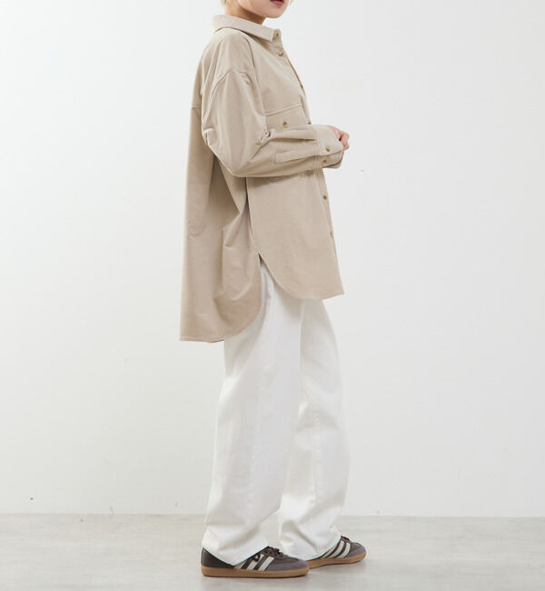 SOFFITTO「【A_/エース】コーデュロイオーバーシャツ」|シャツ・ブラウス|