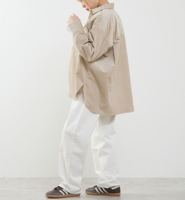 SOFFITTO「【A_/エース】コーデュロイオーバーシャツ」|シャツ・ブラウス|