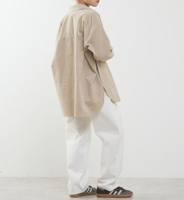 SOFFITTO「【A_/エース】コーデュロイオーバーシャツ」|シャツ・ブラウス|