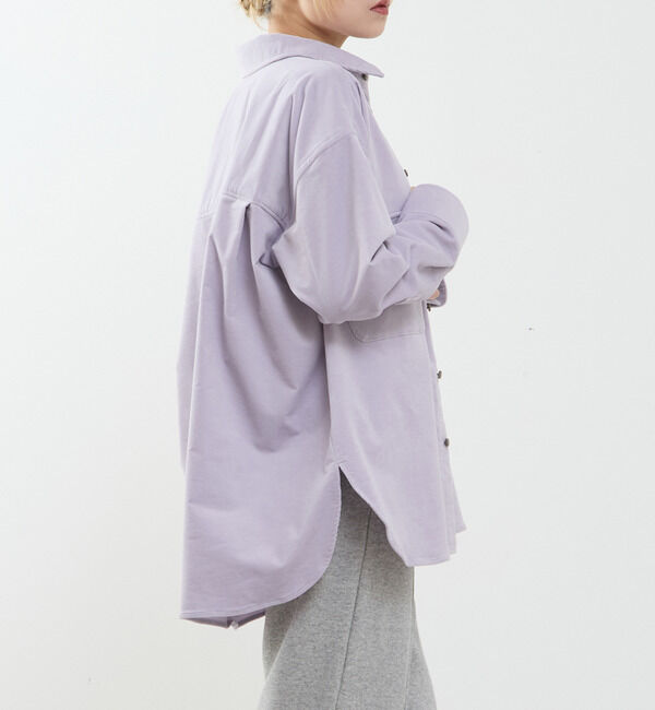 SOFFITTO「【A_/エース】コーデュロイオーバーシャツ」|シャツ・ブラウス|