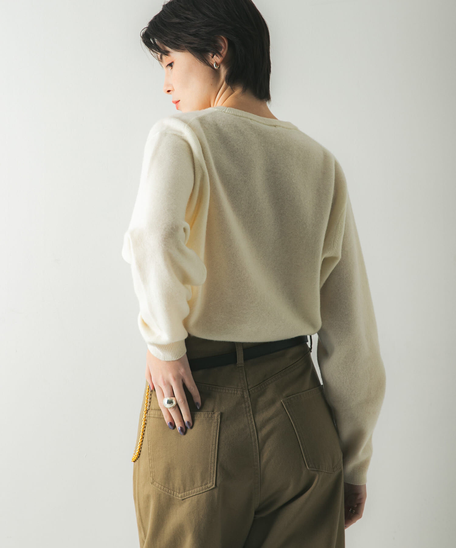 URBAN RESEARCH「ウール100 クルーネックソフトニット」|ニット・セーター|