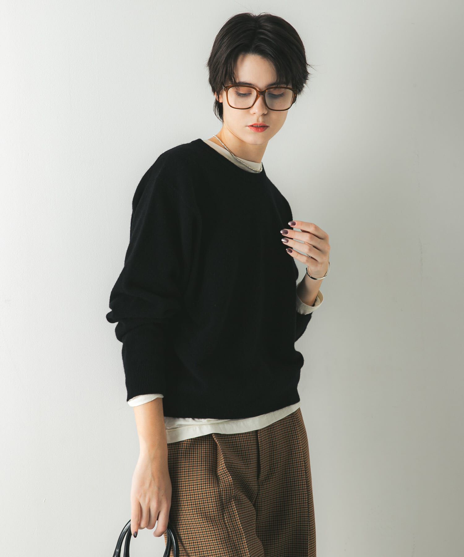 URBAN RESEARCH「ウール100 クルーネックソフトニット」|ニット・セーター|