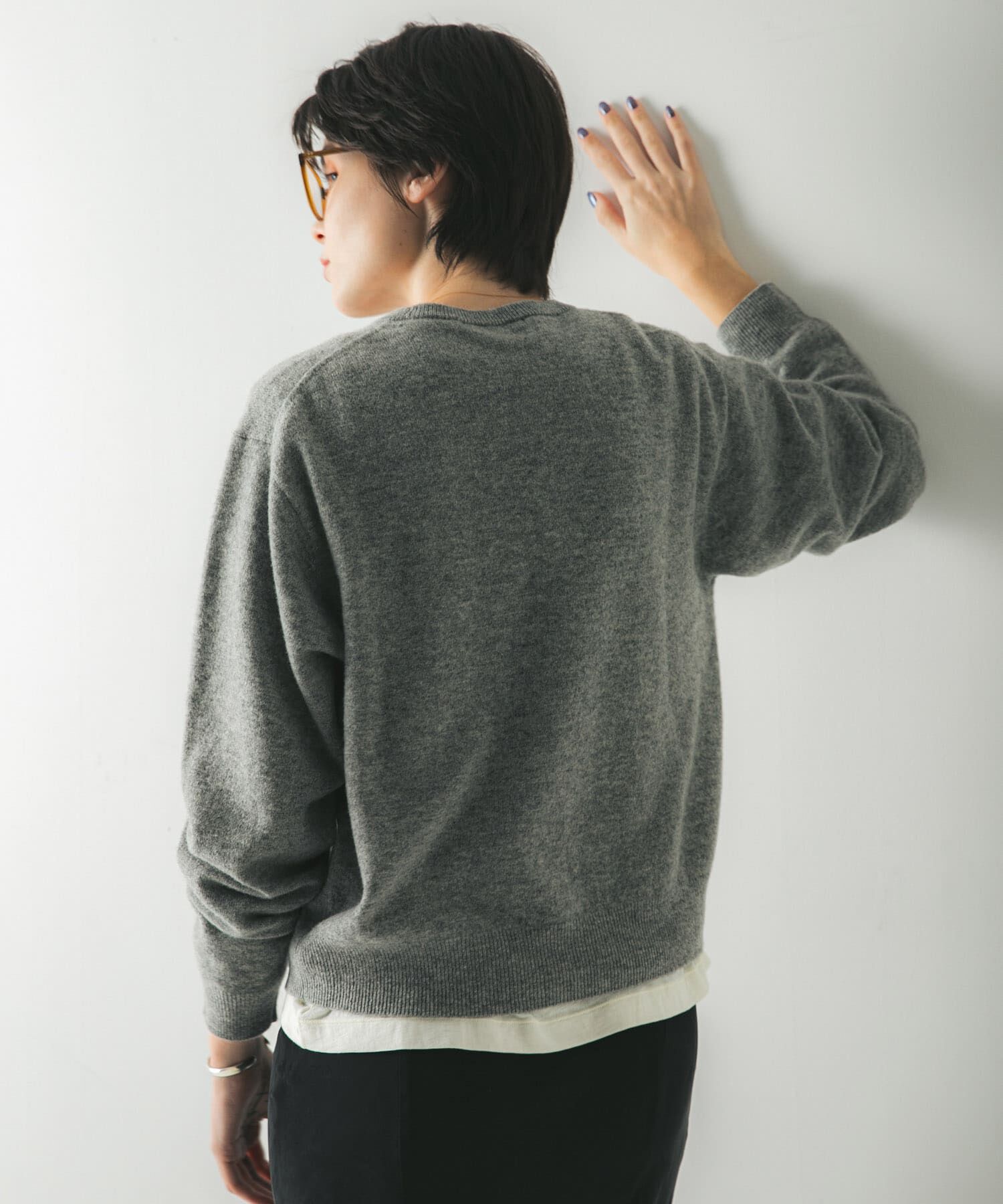 URBAN RESEARCH「ウール100 クルーネックソフトニット」|ニット・セーター|