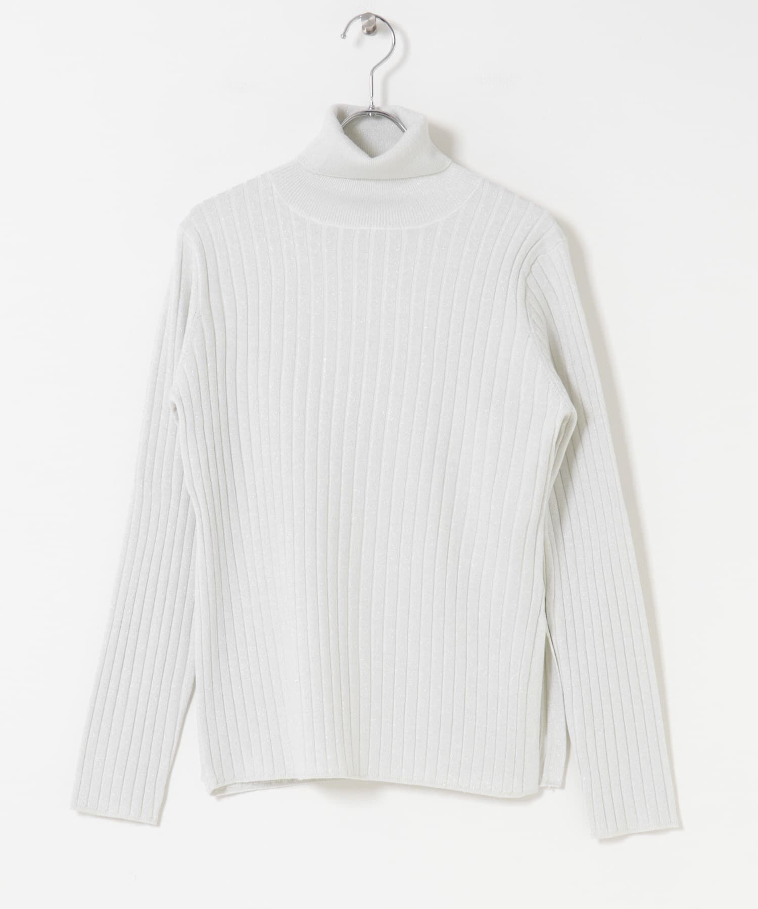 URBAN RESEARCH ROSSO「エクストラファインリブタートルニット」|ニット・セーター|