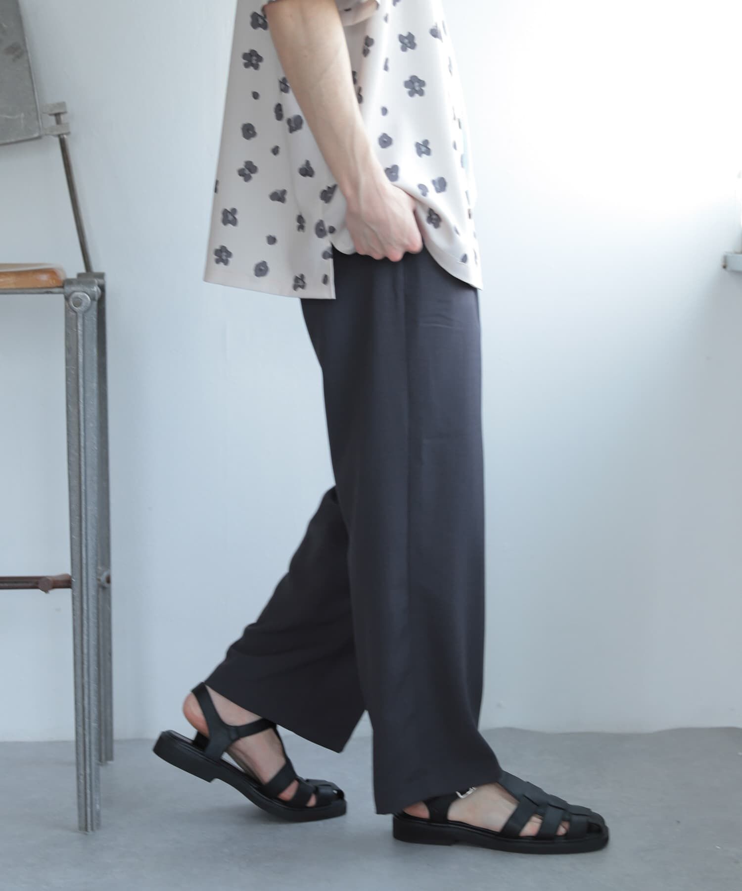 SENSE OF PLACE by URBAN RESEARCH「『セットアップ対応』『イージーケア』ダブルタックワイドスラックス」|その他|