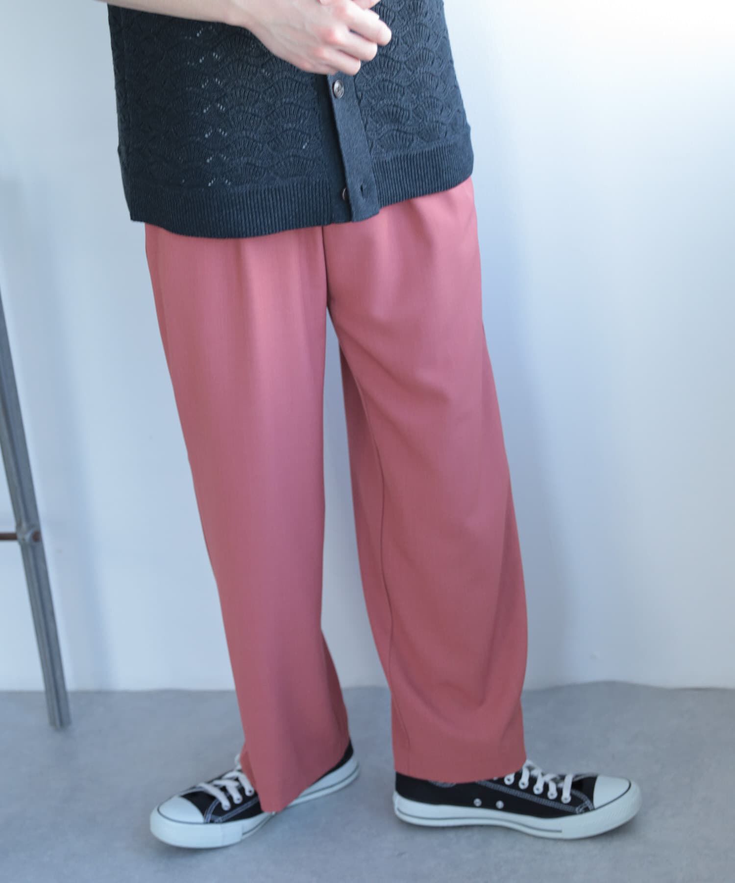 SENSE OF PLACE by URBAN RESEARCH「『セットアップ対応』『イージーケア』ダブルタックワイドスラックス」|その他|