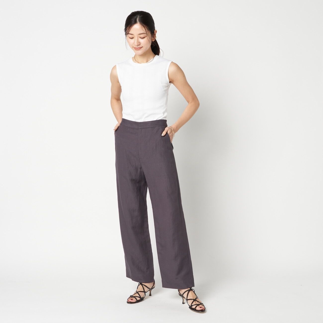 HELIOPOLE「HELIOPOLE the EDITOR PANTS(LINEN)」|チノ|