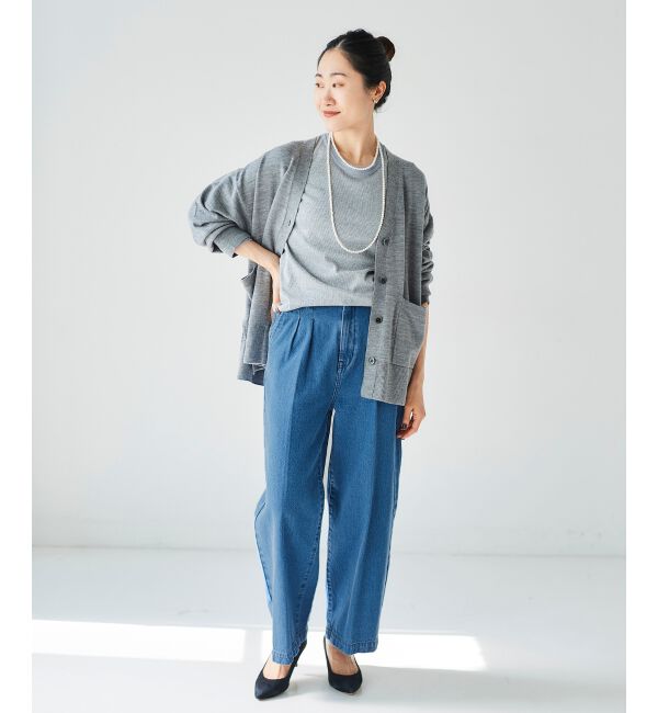 le.coeur blanc「ラメリブカットソー」|Tシャツ・カットソー|