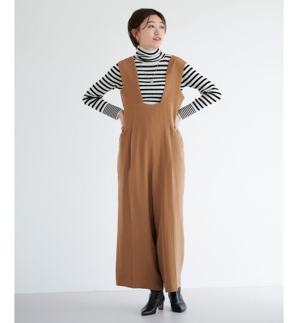 le.coeur blanc「ハイウエストサロペット」|オールインワン|