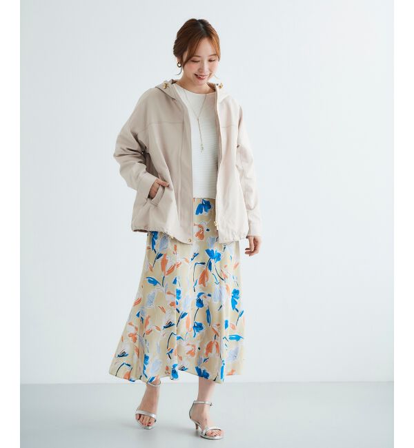 le.coeur blanc「IPEKERフラワーフレアスカート」|スカート|