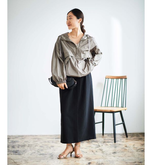 le.coeur blanc「シャイニーナイロンアノラックパーカー」|その他|