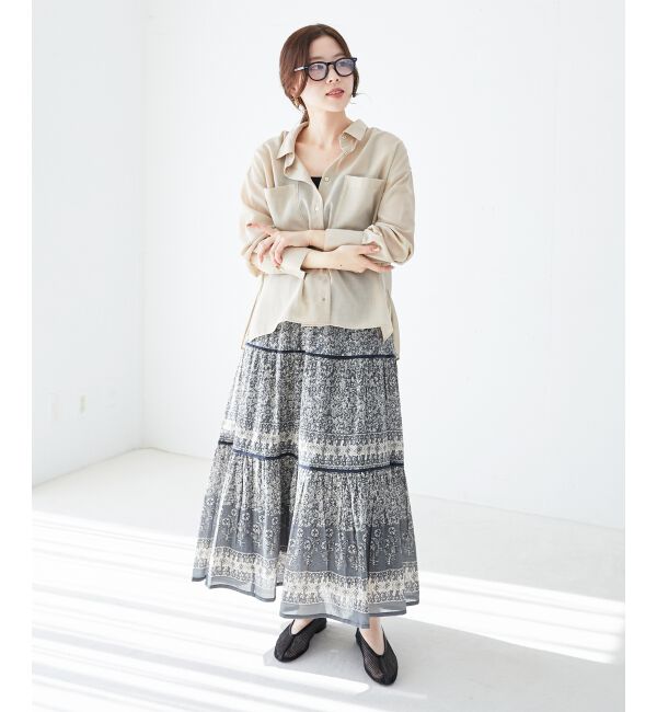 le.coeur blanc「《手洗い可能》ダブルポケットシアーシャツ」|シャツ・ブラウス|