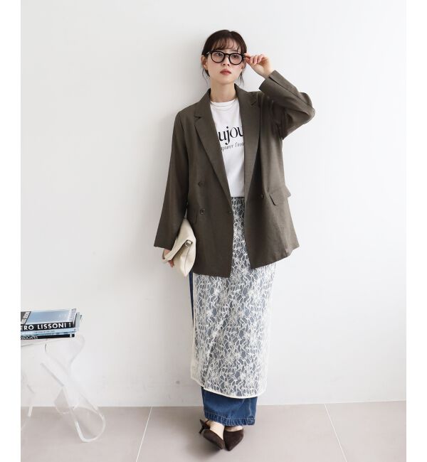  「リネンライクテーラードジャケット」|その他|