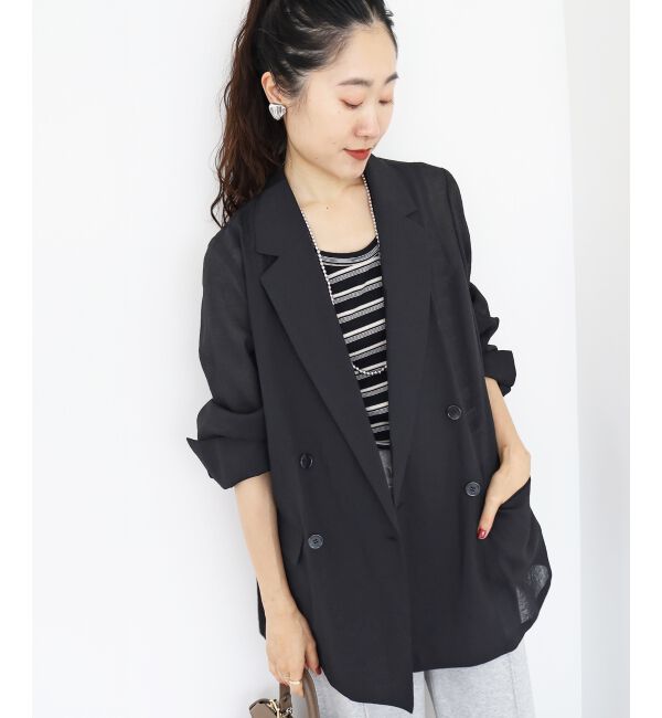  「リネンライクテーラードジャケット」|その他|