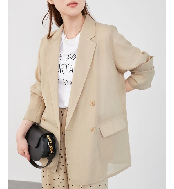  「リネンライクテーラードジャケット」|その他|