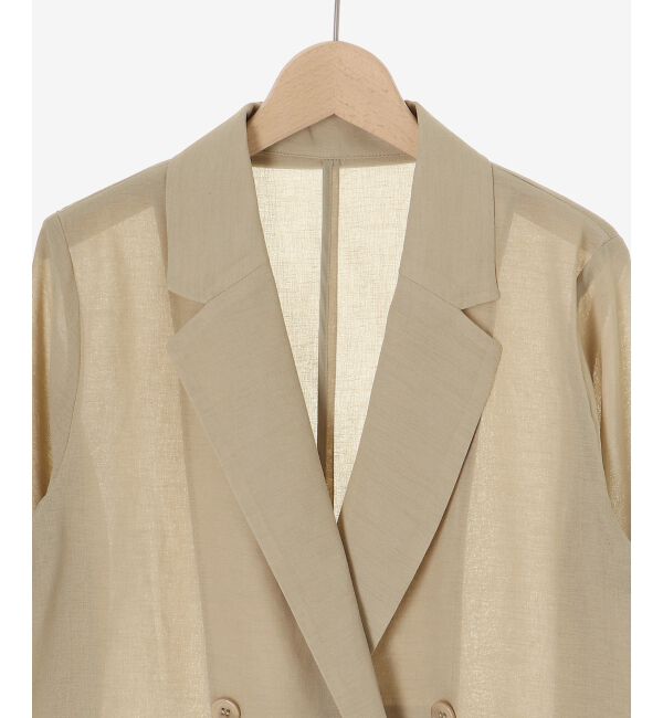  「リネンライクテーラードジャケット」|その他|