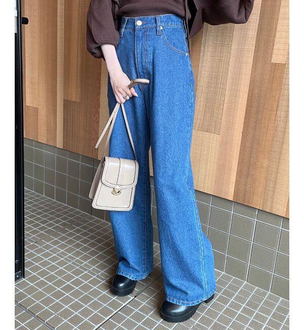 MAJESTICLEGON「デニムワイドパンツ」|デニム|