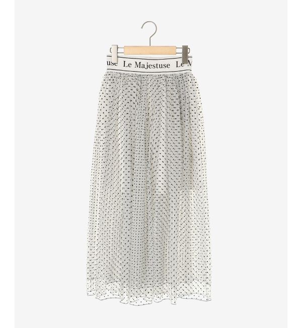 MAJESTICLEGON「ウエストロゴチュールスカート」|スカート|