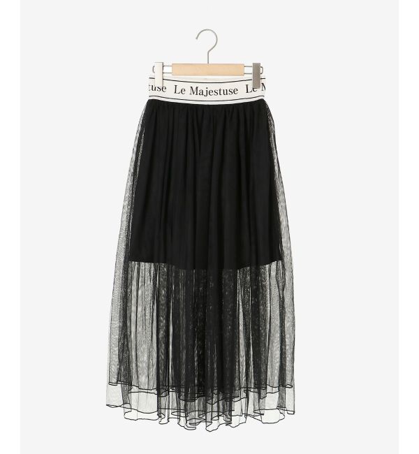 MAJESTICLEGON「ウエストロゴチュールスカート」|スカート|
